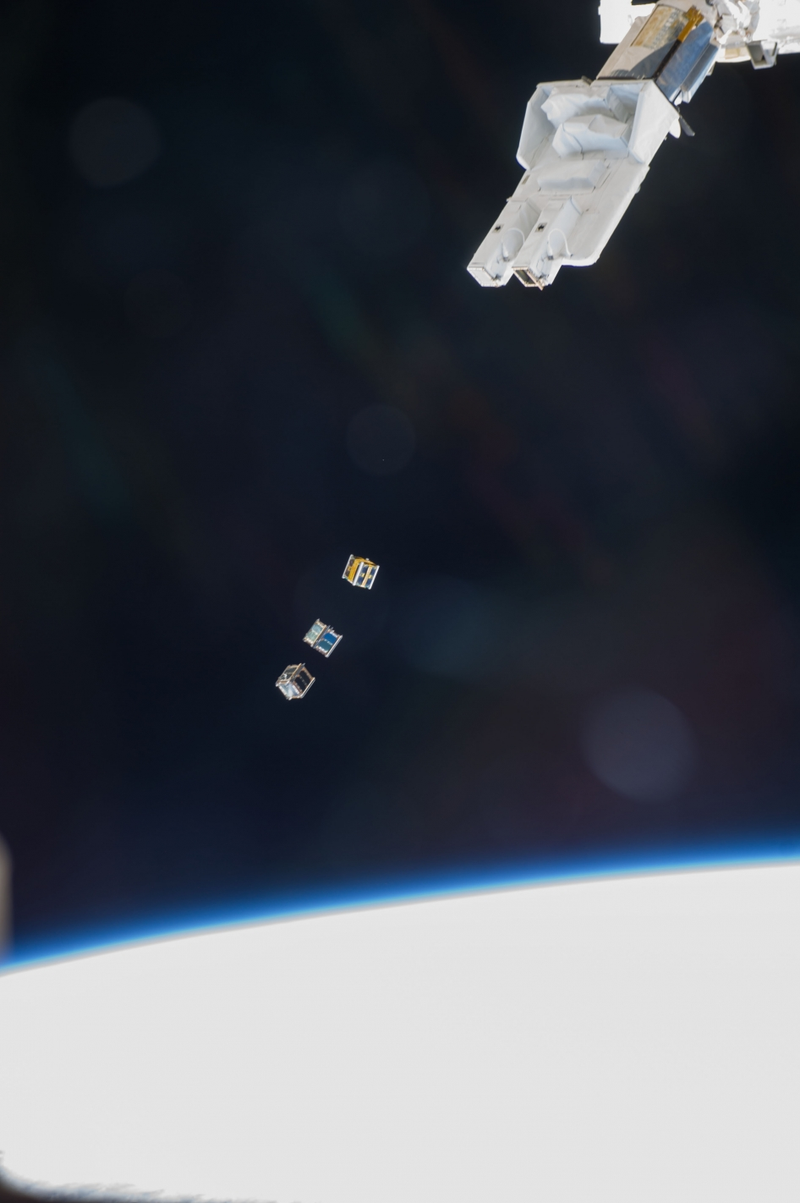 Illustration for article titled What Are These Boxes Doing Floating Through Space?